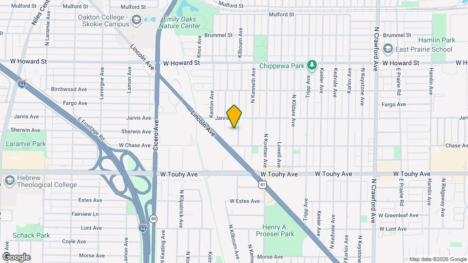 7330 N Kilbourn Ave Map and Location Details