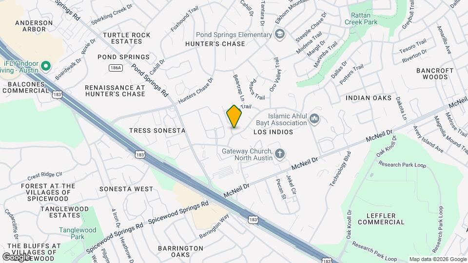 12301 Cahone Trail Map and Location Details