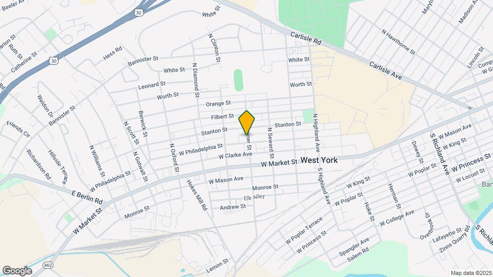 1701 W Philadelphia St Map and Location Details