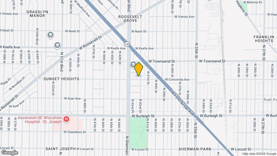 3307 N 42nd St Map and Location Details