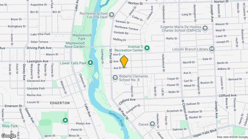 127-129-129 Ave B Map and Location Details