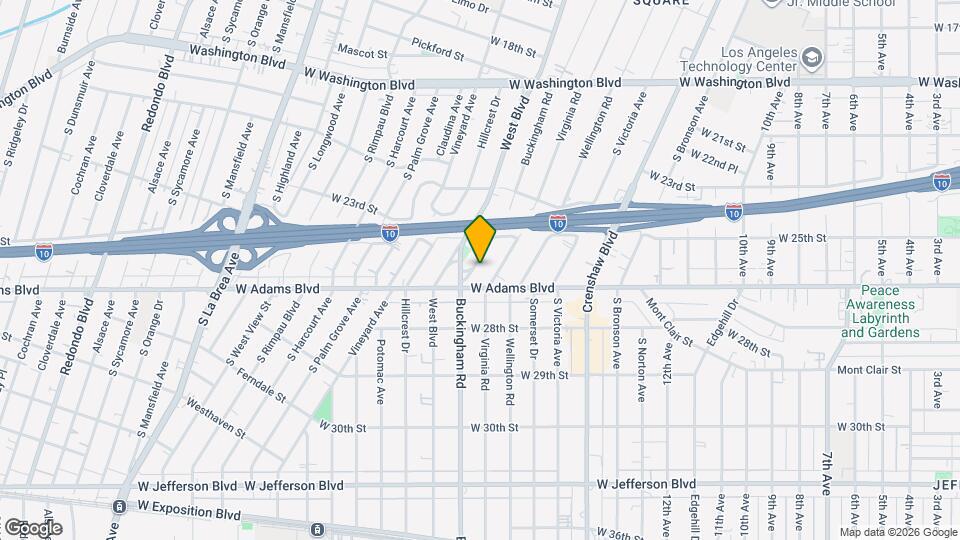 2522 Buckingham Rd Mapa y Detalles de la Ubicación