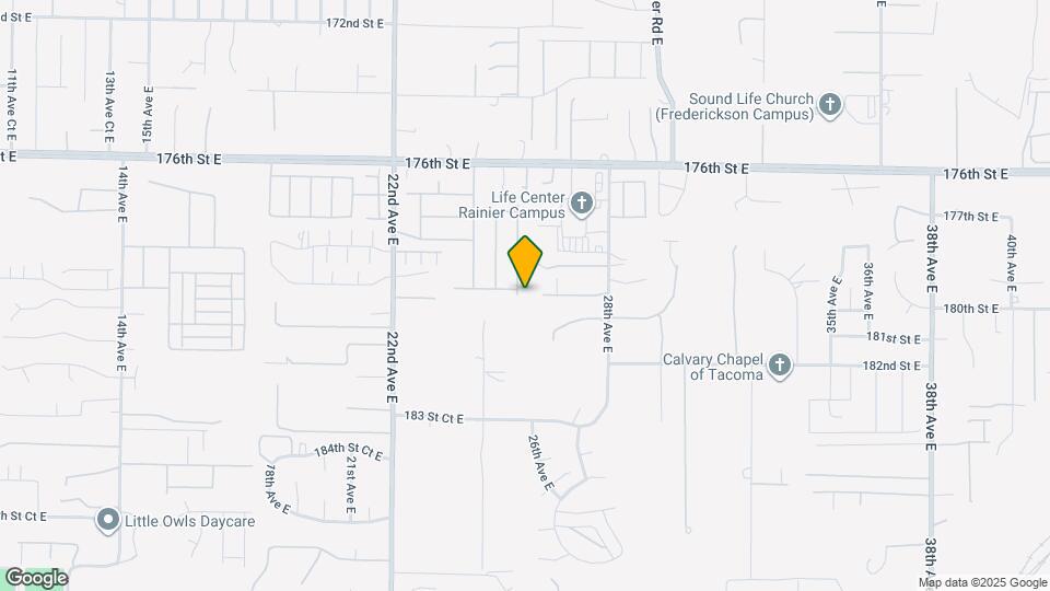 17931 25th Ave Ct E Map and Location Details