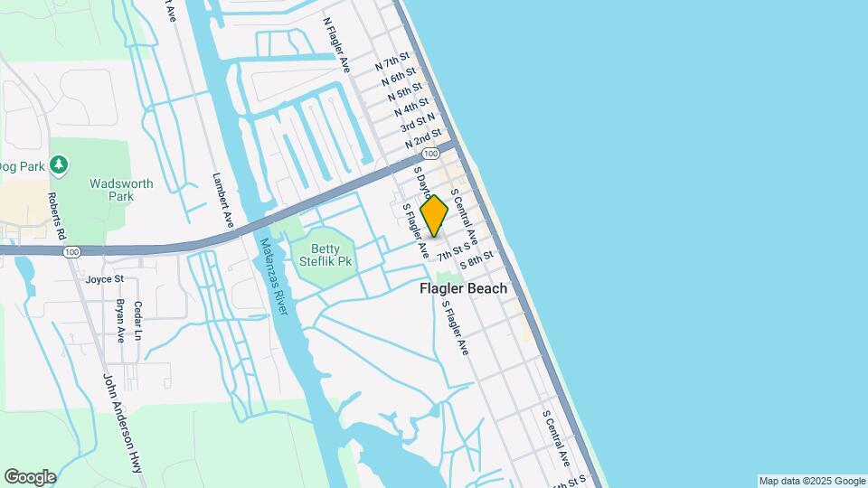 Flagler Beach Villas Map and Location Details