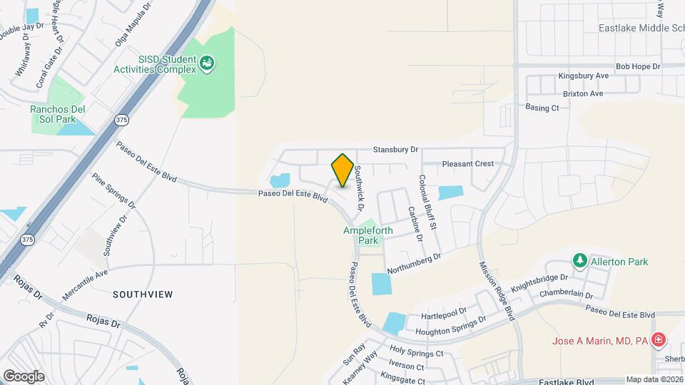 12225 Rathmore Dr Map and Location Details