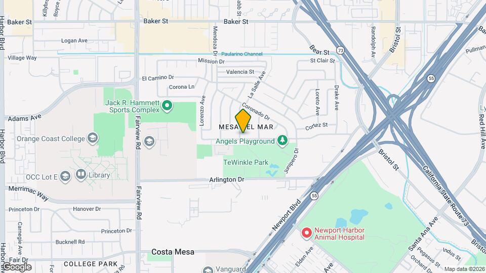 980 Presidio Dr Map and Location Details
