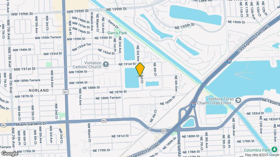 18900 NE 3rd Ct Map and Location Details