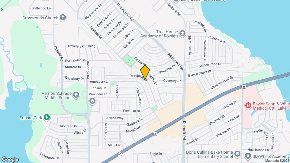 6805 Westover Dr Map and Location Details