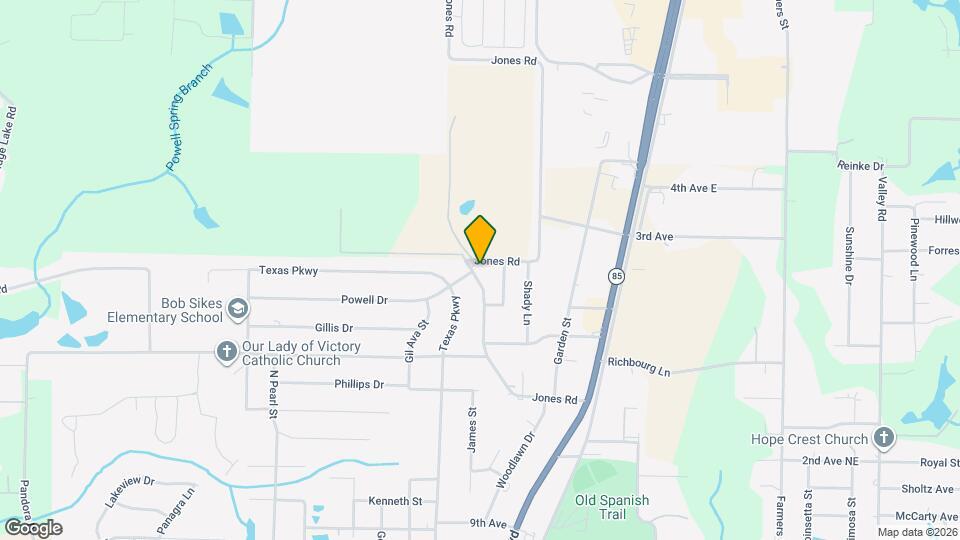 286 Jones Rd Map and Location Details