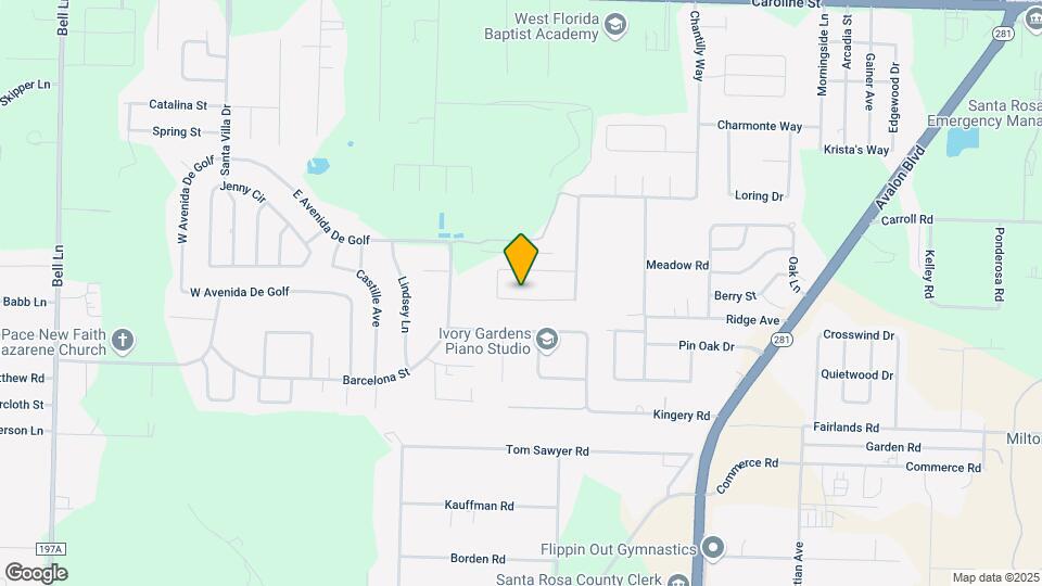 5491 Chantilly Cir Map and Location Details