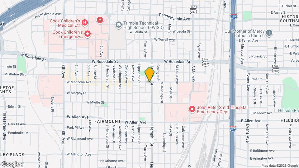 709 W Magnolia Ave Map and Location Details