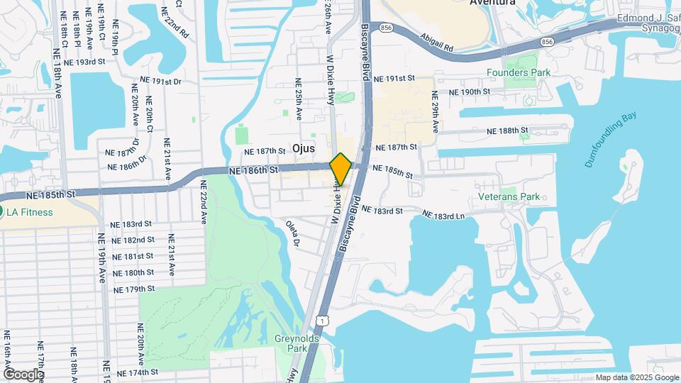 18401 W Dixie Hwy, Unit 522 Map and Location Details