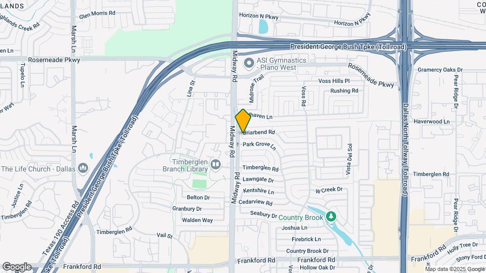 4012 Briarbend Rd Map and Location Details
