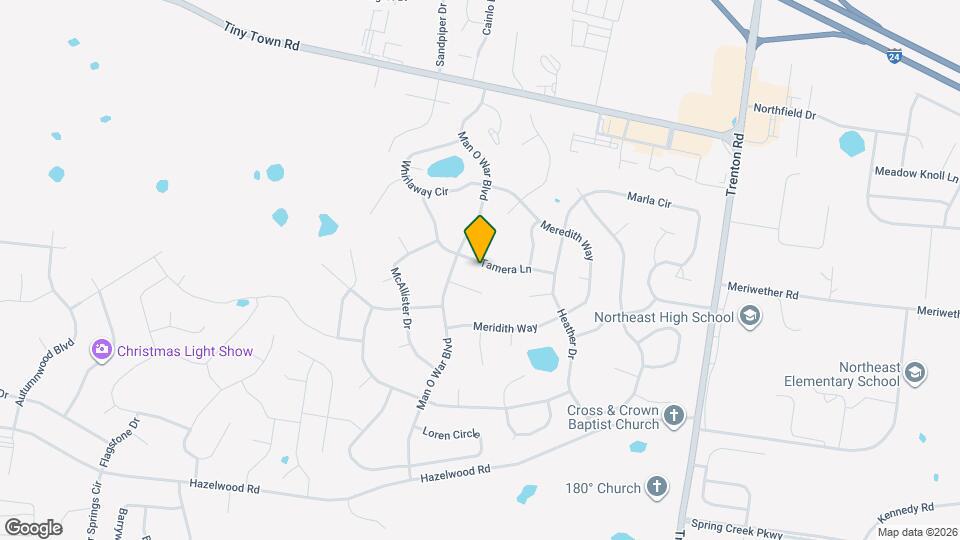 3792 Tamera Ln Map and Location Details