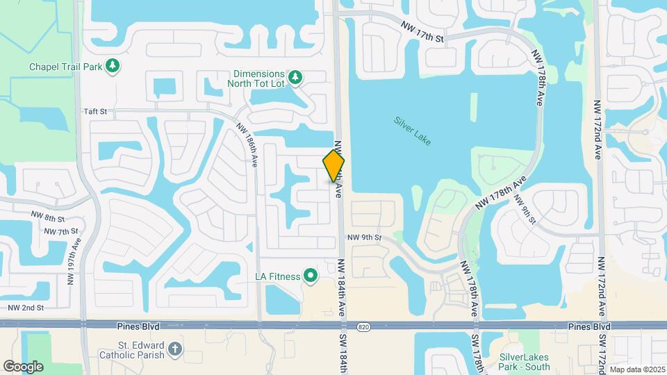 1133 NW 184th Terrace Map and Location Details