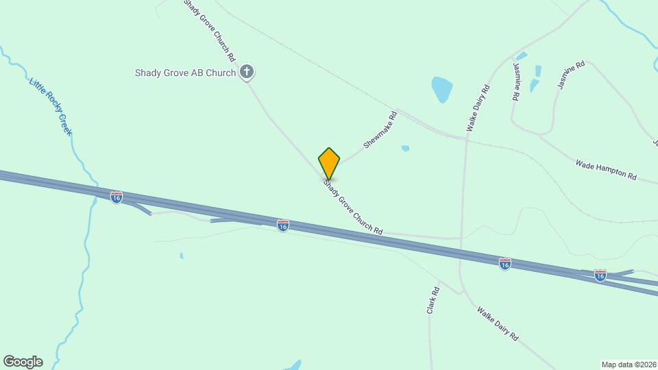 613 Shady Grove Church Rd Map and Location Details