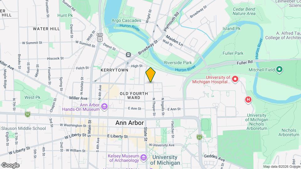 716 E Kingsley St Map and Location Details