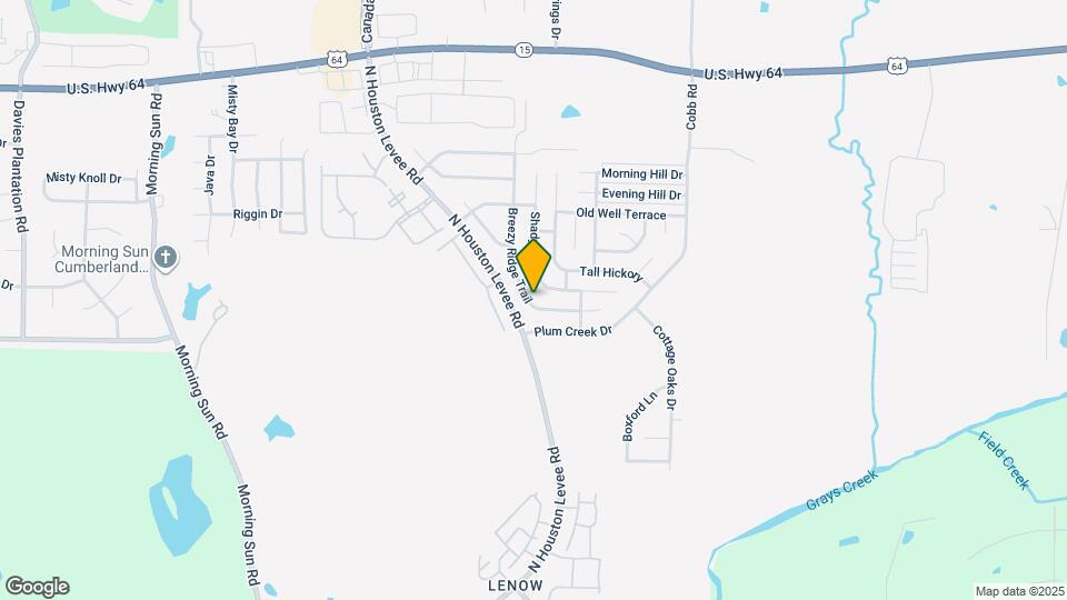 2646 Breezy Ridge Trail Map and Location Details