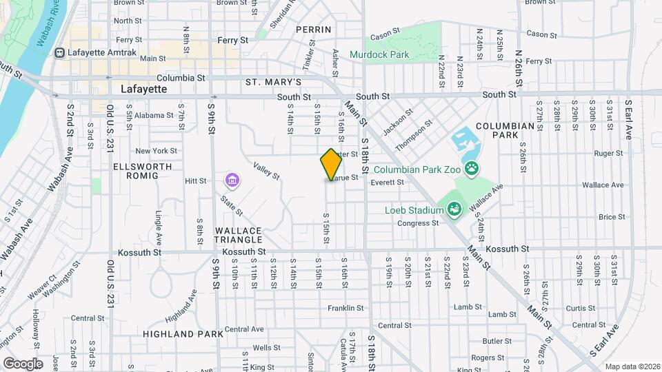 409 S 15th St Map and Location Details