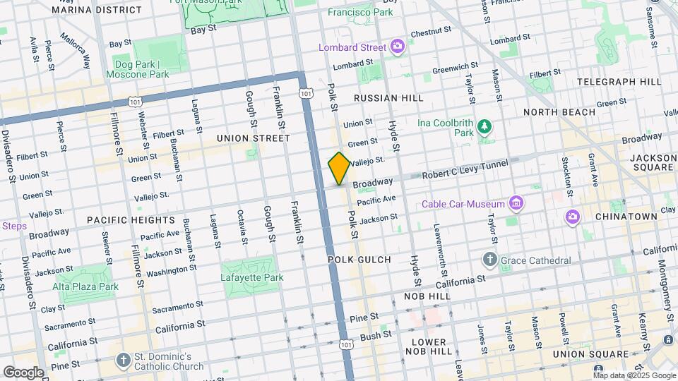 1545 Broadway Map and Location Details