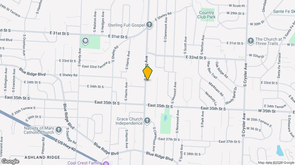 3357 S Sterling Ave Map and Location Details