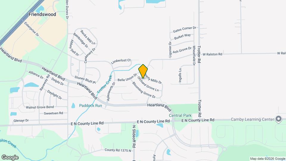 8744 Orchard Grove Ln Map and Location Details