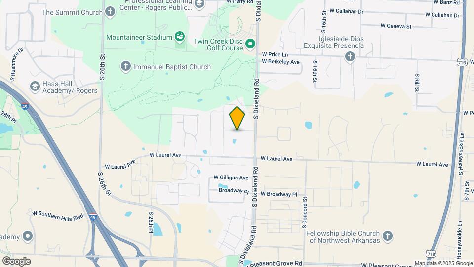 1900 W Saddlebrook Ln Map and Location Details