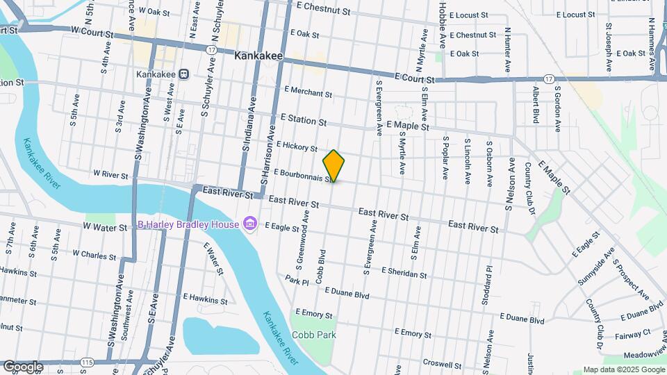 518 S Rosewood Ave Map and Location Details