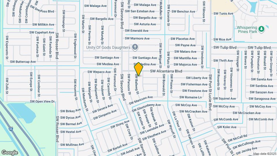 3619 SW Ballweg St Mapa y Detalles de la Ubicación