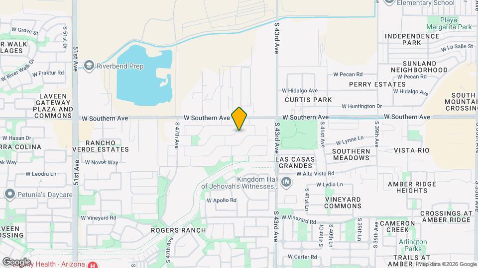 6113 S 44th Ln Map and Location Details