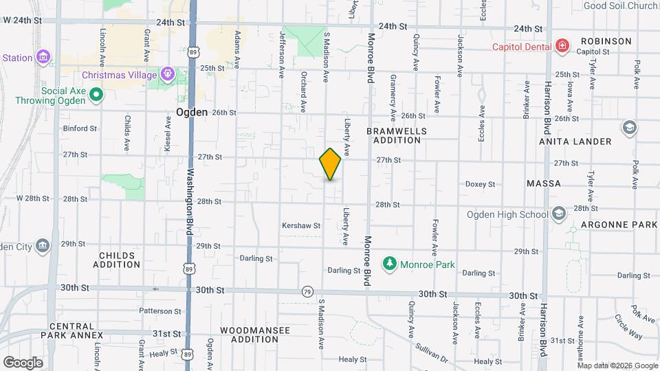 2752 S Madison Ave Map and Location Details