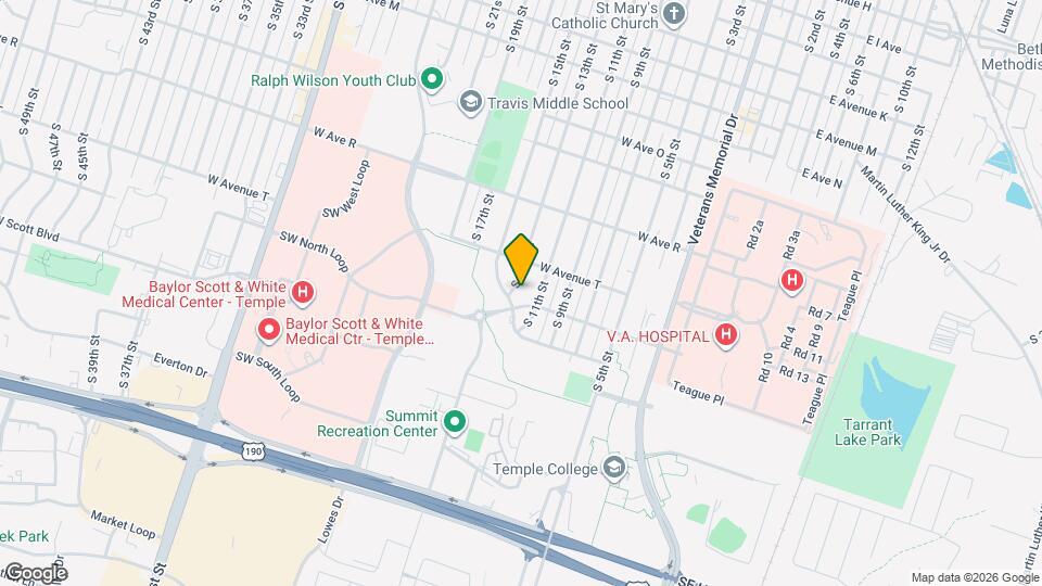 2017 S 13th St Map and Location Details
