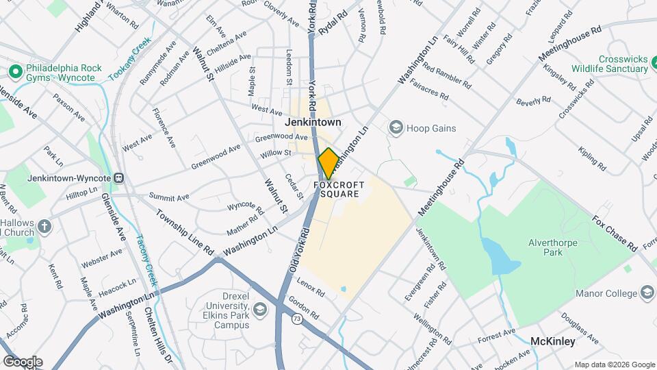 602 Washington Ln, Unit 1 Map and Location Details