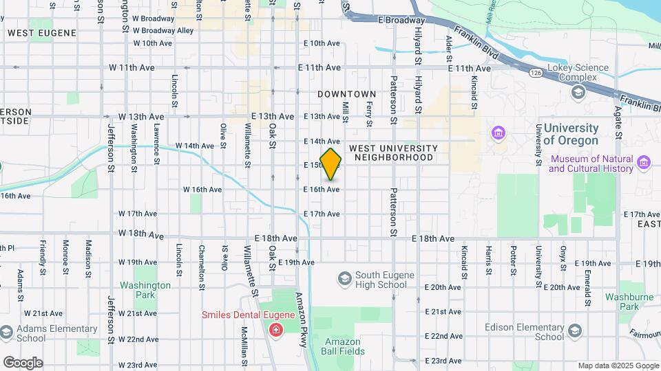 341 E 16th Ave Mapa y Detalles de la Ubicación