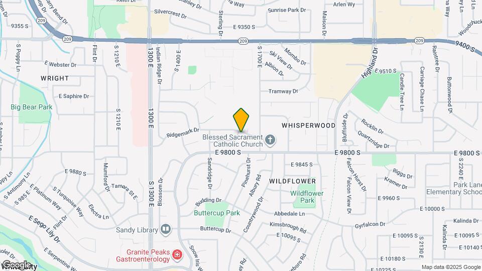 1630 Ridgemark Dr Map and Location Details