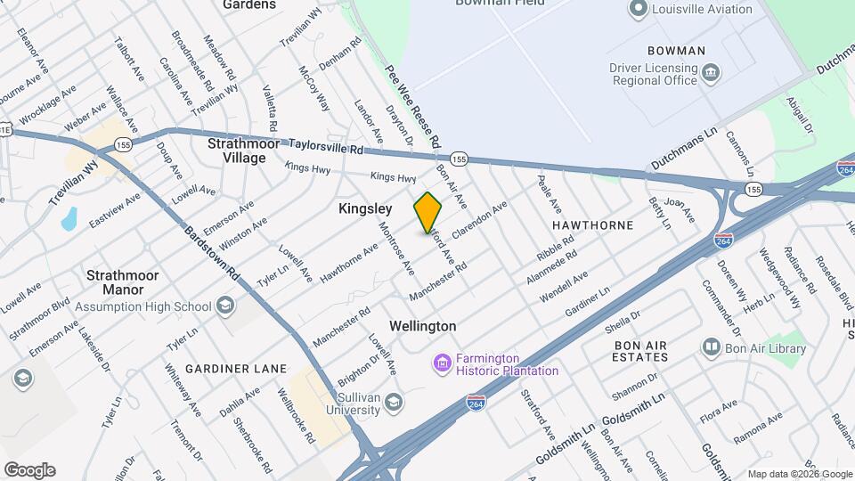 2421 Clarendon Ave Map and Location Details