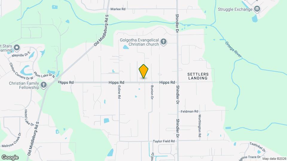 8903 Hipps Rd Map and Location Details