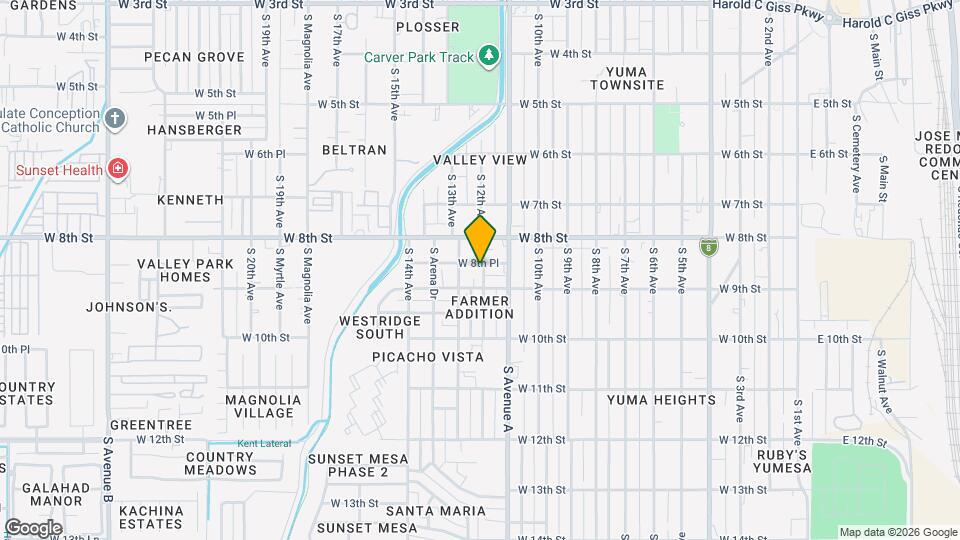 880 S 12th Ave Map and Location Details