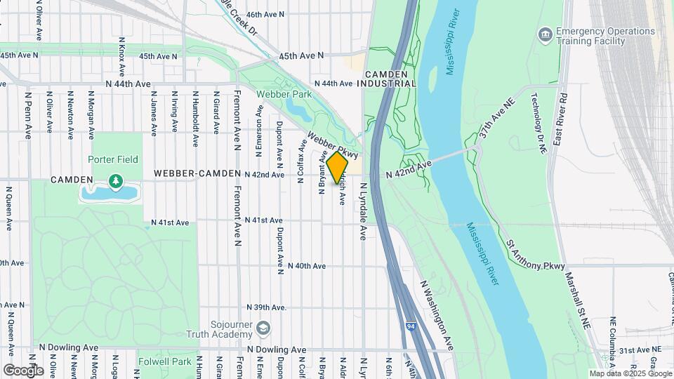 4153 Aldrich Ave N Map and Location Details