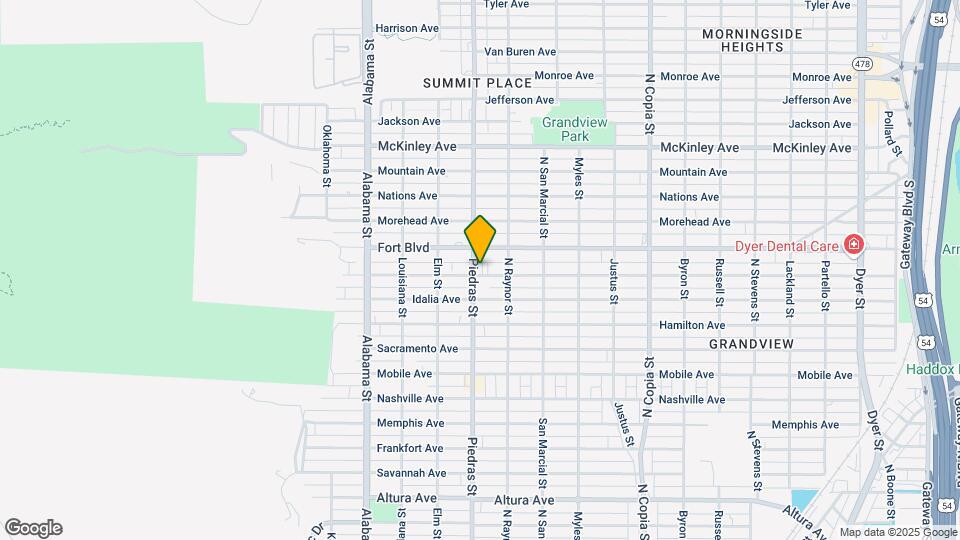 3200 N Piedras St Map and Location Details