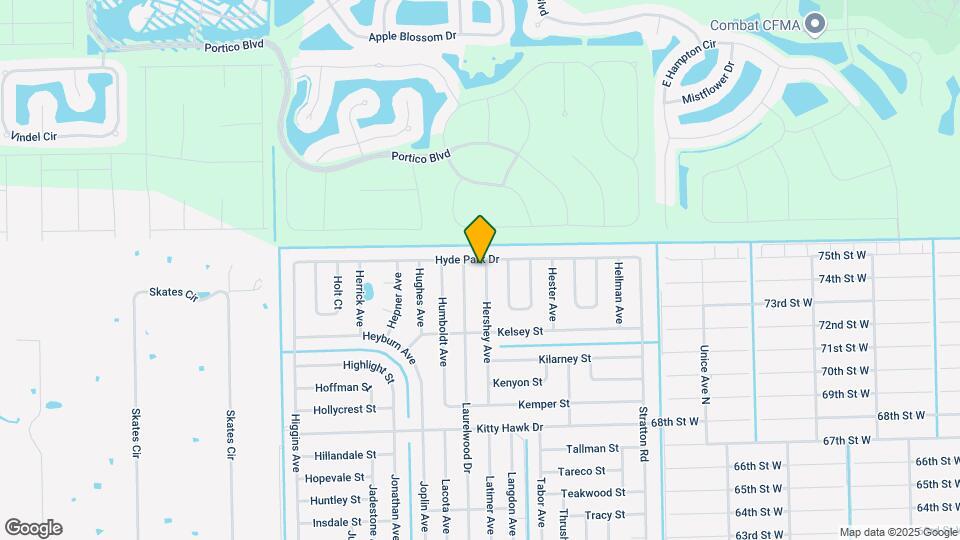6151 Hershey Ave Map and Location Details