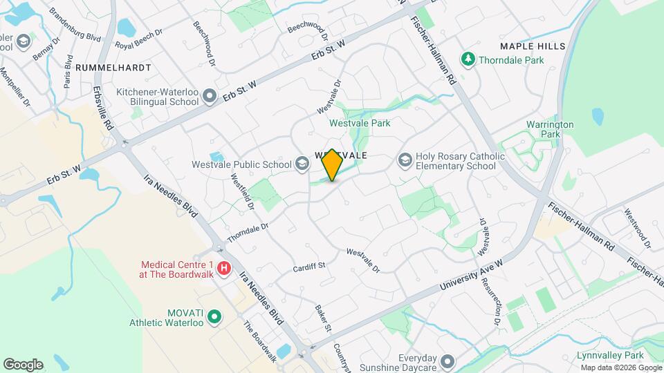 536 Thorndale Dr Map and Location Details