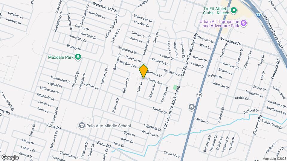 1802 Janis Dr Map and Location Details