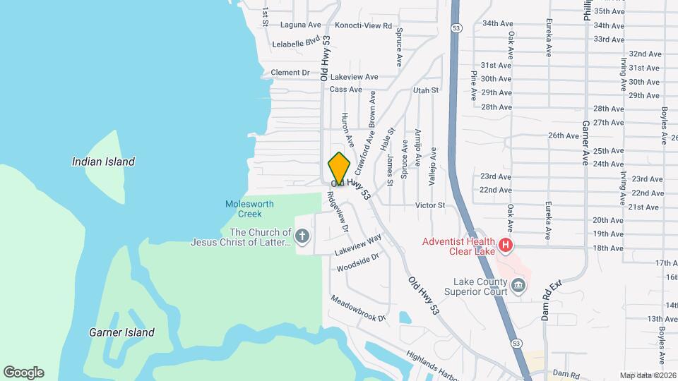 6101 Lakeside Ct Map and Location Details