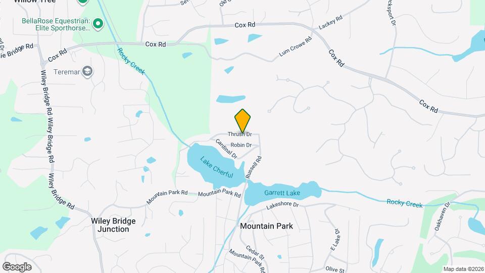 118 Thrush Dr Map and Location Details