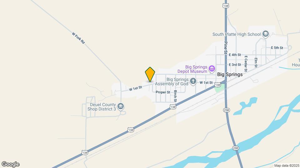 804 W 1st St Map and Location Details