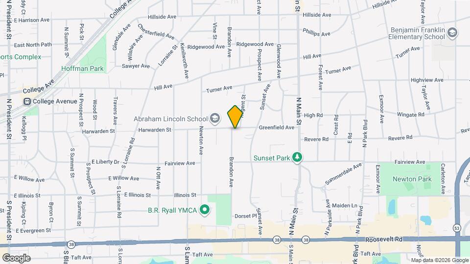 405 Greenfield Ave Map and Location Details