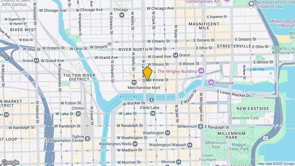 345 N Lasalle Dr Map and Location Details