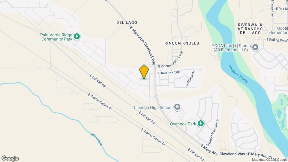 12534 E Red Canyon Pl Map and Location Details