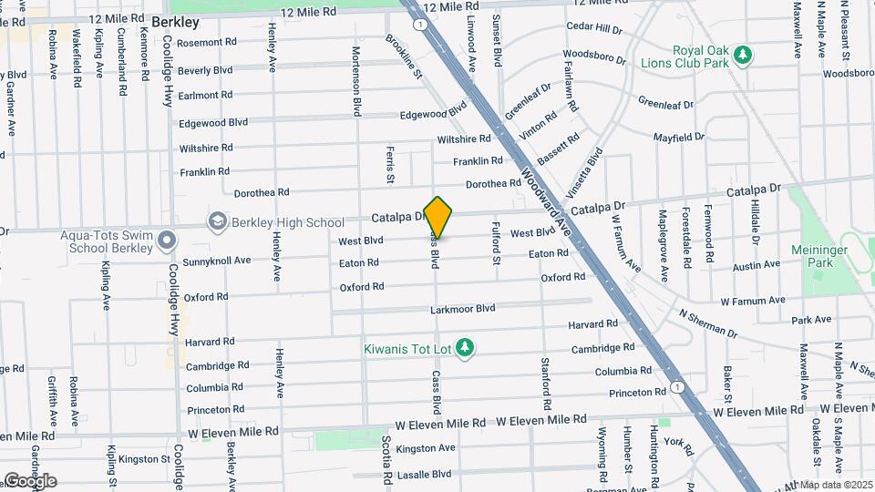 1489 West Blvd Map and Location Details